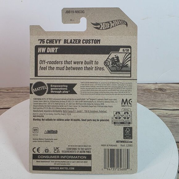 Hot Wheels Land Rover Series II & 75 Chevy Blazer Custom 3-Pack Die-Cast Set - Picture 9 of 16